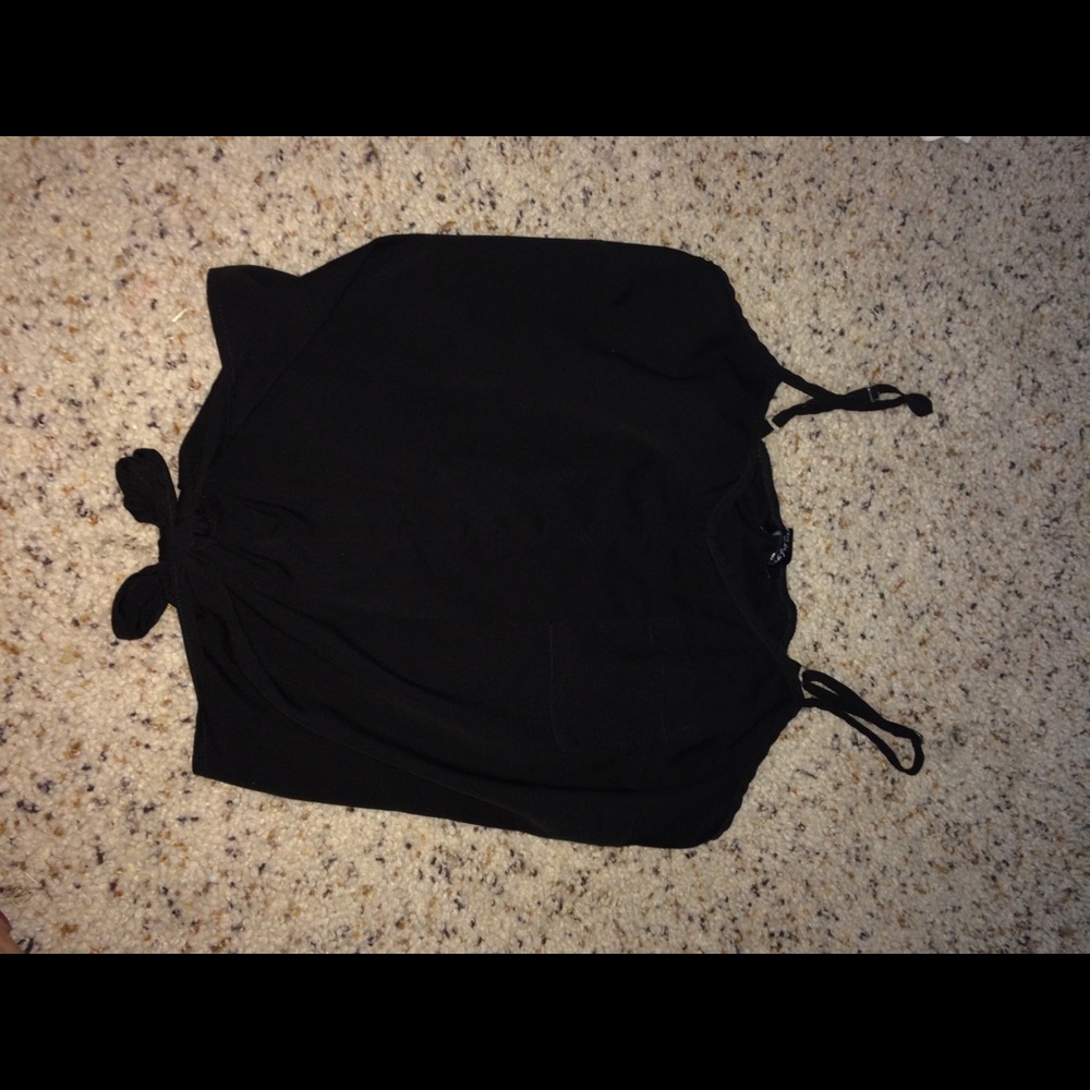 Black tank top